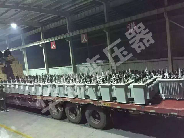 河北非晶合金变压器发货现场